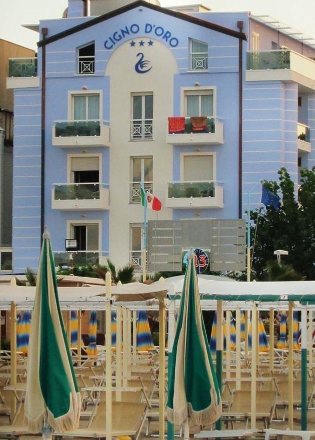 Hotel Cigno D'Oro Riccione Esterno foto